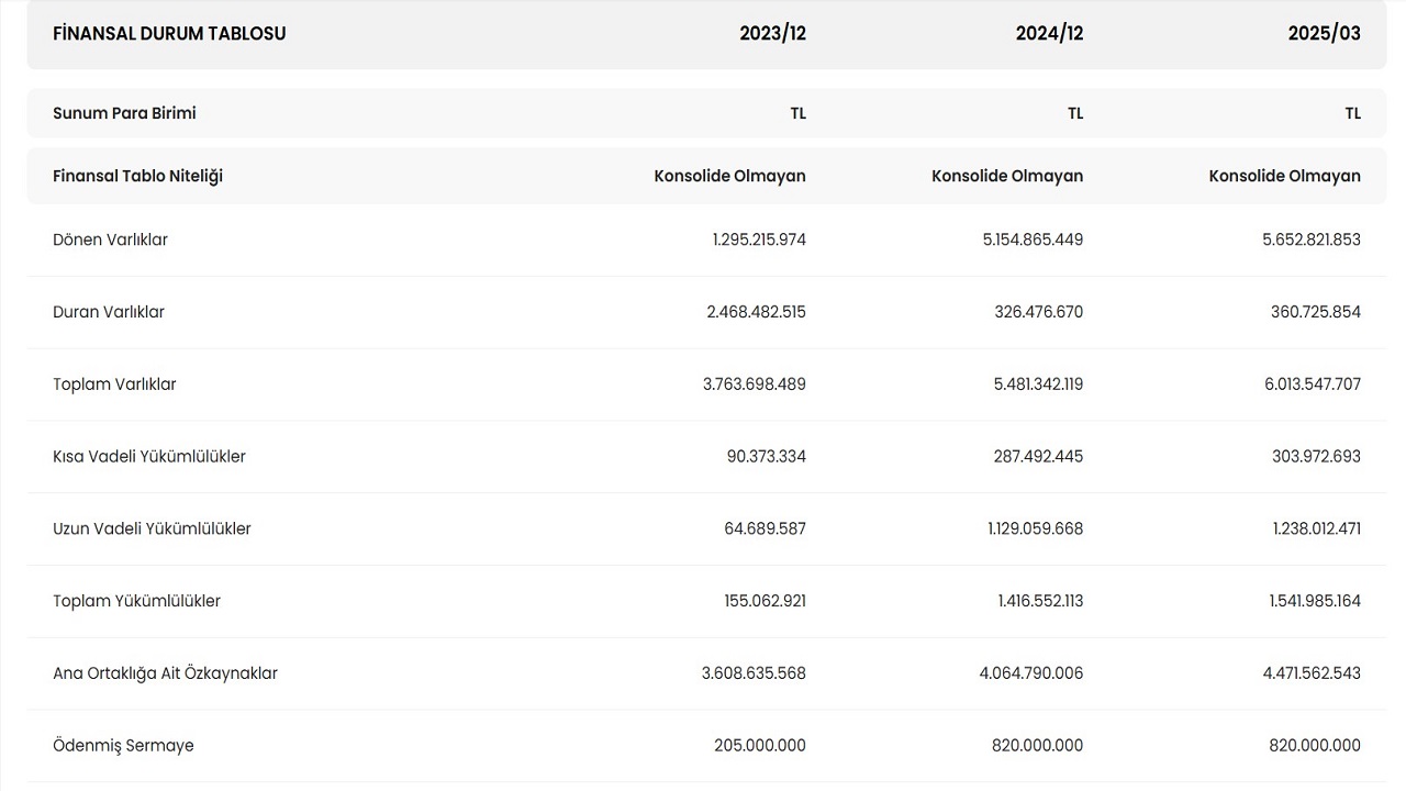 Vera Konsept 2025 1.Çeyrekte Net Zarar Açıkladı, VRGYO Tepki Vermedi